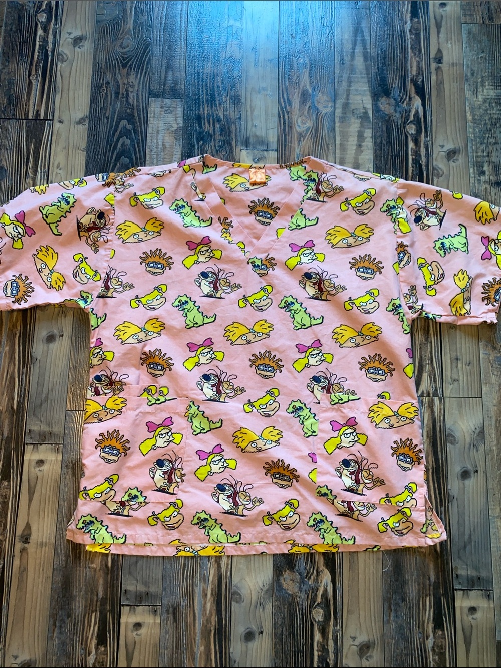 Nickelodeon Pink Rugrats 90s Character Print Top